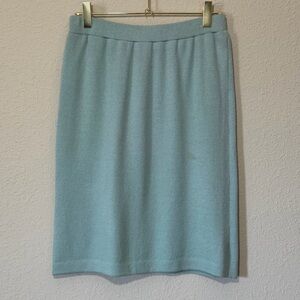 VINTAGE St. John Collection Light Blue Skirt - 8